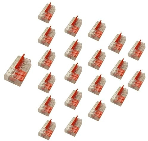 Borne de raccordement à levier 5 entrées (Pack de 20) - SILAMP