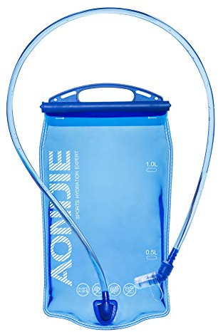 AONIJIE Leakproof Water Reservoirs for Backpacks/Running Vest Pack - 1L /1.5L/ 2L / 3L Hydration Bladder (1 Liter)