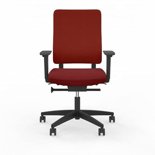 Viasit Drumback Creation, nachhaltiger & ergonomischer Bürostuhl für Zuhause (rot)