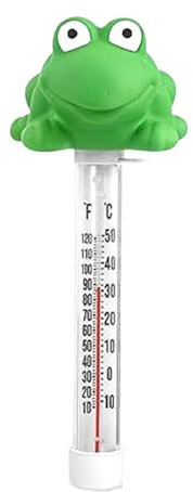 ＡＷＨＡＯ Schwimmendes Pool-Thermometer „Frosch“, Wasserthermometer, einfache Ablesung der Wassertemperatur