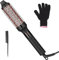 Thermal Brush, Curling Iron Brush for Curls & Volume, 32mm Heated Brush Hair Curling Comb Round Brush for Smoother Style, Dual Voltage