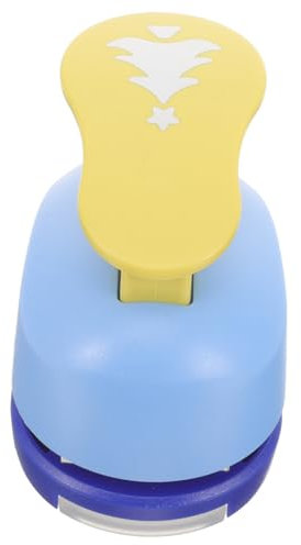 BEBEMOKO Prägegerät Papierstanzer zum Basteln von Papier Bastelbedarf DIY Weihnachten Papierstanzer Scrapbook Bastelwerkzeuge Grußkarten Stanzer Handwerk Locher Papierstanzer Legierung