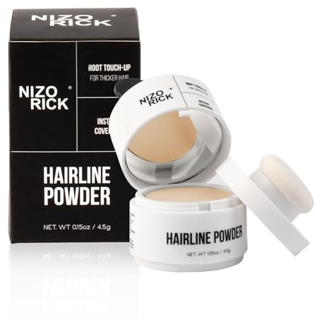 Hairline Powder,Root Touch Up Hair Color, Instantly Conceals Hair Loss, Root Cover Up Powder for Thinning Hair,Waterproof & Long Lasting 4.5g/0.15oz (Light Yellow)