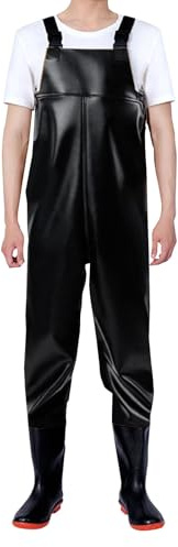 Waders Sea Fishing For Men Mens Bib And Brace Work Trousers Breathable Waterproof Trousers Windproof Heavy Duty Overalls Outdoor Jumpersuit With Waders Boots Rain Dungarees With Crosswater Waders
