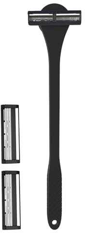 Rückenrasierer für Herren, Körperhaarschneider, hautfreundliches Massagegerät, robust, 45,7 x 8,1 cm, Rückenrasierer für