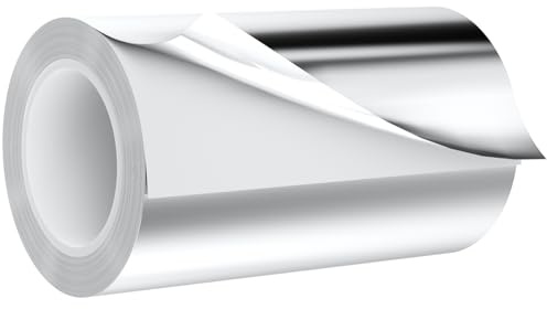 AIYUNNI Aluminum Foil Tape Heavy Duty 6 Inch x 22 Yards（3.9 mil）, High Temp Waterproof HVAC Tape, Silver Insulation Adhesive for Ductwork, Sealing, Dryer Vent, Furnace, AC, Pipe Repair