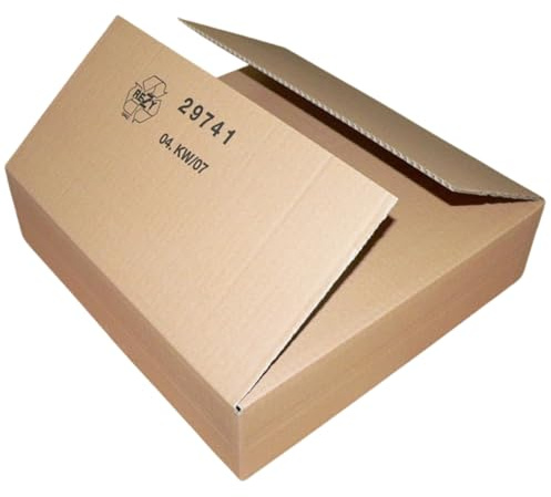 Faltkarton 400 x 400 x 100 mm Versandkarton einwellig