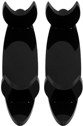HANABASS 2 Piezas Soporte para Flauta de Acrílico Resistente y Estable Soporte para Flauta y Piccolo Exhibidor Elegante para Instrumentos de Viento para Escritorio y Sala de Música
