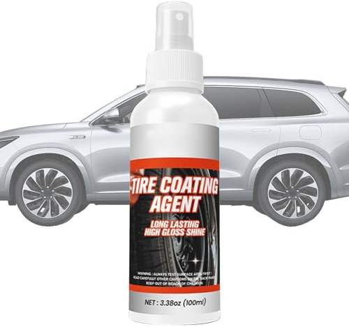 Monozoz Spray Lucidante Per Pneumatici | 100ml Pulizia Profonda,Agente Di Rivestimento Per Auto Ripristinatore Pneumatici - Per Dettaglio Pulizia Cura Manutenzione Ripristino Casa Officina