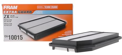 FRAM Extra Guard CA10015 Replacement Engine Air Filter for Select 2006-2014 Honda Ridgeline (3.5L) Models, Provides Up to 12 Months or 12,000 Miles Filter Protection
