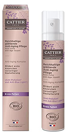 Cattier Reichhaltige Anti-Aging Pflege, für trockene Haut, Naturkosmetik, 50 ml