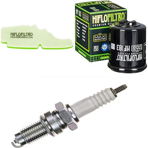 Luftfilter Ölfilter Zündkerze für TPH 125 4T Typhoon Baujahr 2011-2016 Servicekit Wartungskit