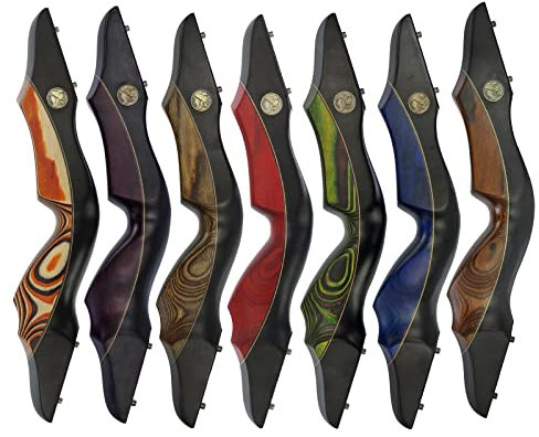 Mittelstück DRAKE ARCHERY Elite Chameleon - 15 Zoll, elegant, Hochwertig, für Chameleon Wurfarme, Recurvebogen zusammenstellen (Midnight Purple)