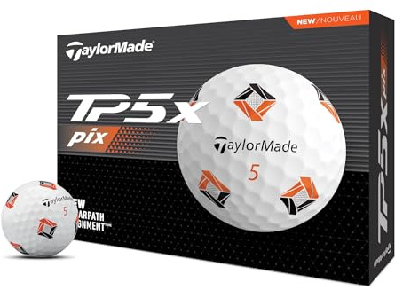 TaylorMade Golf 2024 TP5X PIX Golf Balls 1 dozen