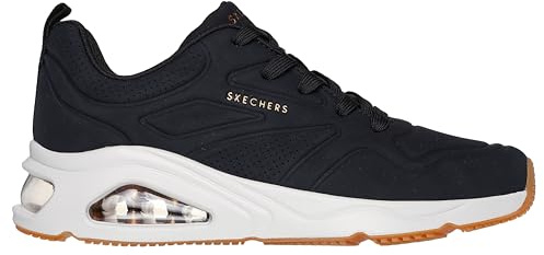Skechers Tres-Air Uno AH - Mazing - Scarpe da Ginnastica da Donna, Black,