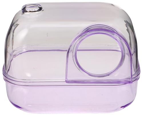 Lurrose Bac à Sable pour Hamster Et Chinchilla, Récipient De Bain pour Petit Animal, Accessoire De Bain pour Cage