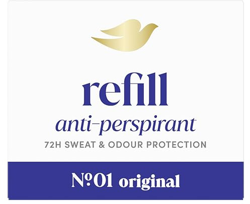 Dove No. 1 Original Anti-Perspirant Refill women's antiperspirant stick styled to last with 72h odour protection, with Dove's signature care, dermatologically tested 35 ml (Refill Only)