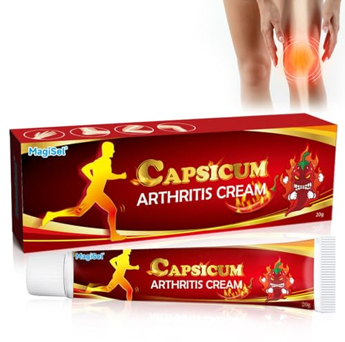 Crema Para Articulaciones Y Músculos, Crema De Masaje Para El Articular, Gel Des Masaje Con Chile, Paras Dolores Musculares Y Articulaciones Especial El Dolor Espalda 20 G