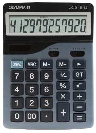 Olympia miniräknare LCD – 5112; blå