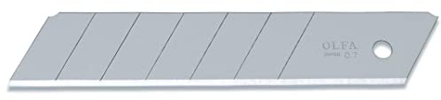 OLFA Excel – Cuchilla ultra afilada, 25 mm, 5 unidades, color negro