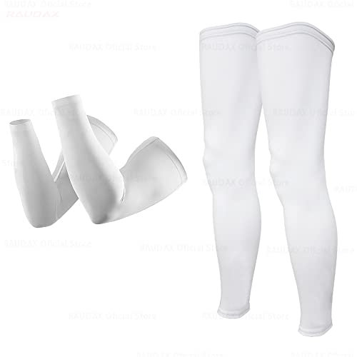 Mangas De Compresión Para Piernas Unisex verano anti -Uv Protección solar Manguitos de brazos de ciclismo Color sólido Bicicleta transpirable Racing Bike Sleeve de pierna Manga De Compresión Para Pier