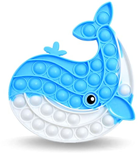Steemjoey Push IT and POP Bubble, Sensorisches Fidget Spielzeug, Whale Stressabbau Spielzeug, Erwachsene und Kinder zu entlasten Angst und Autismus