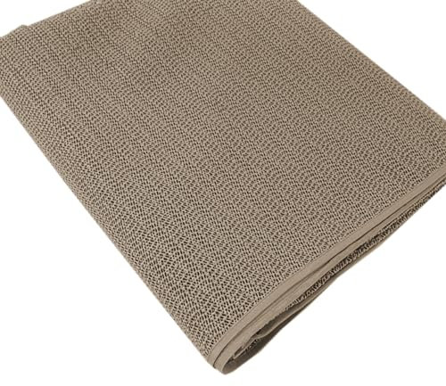 Top Qualität !!! Gartentischdecke Weichschaum Tischdecke Anti Rutsch wetterfest rutschfest waschbar Garten 110x140cm, Farben:Taupe
