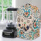 Fiqyvagox Bohemian Floral Rooster Blender Appliance Cover Anti-Sputtering Food Processor Dust Cover Dust and Fingerprint Protection