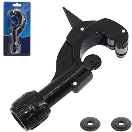 Yilceemy Tagliatubi per Tubi 3-35mm, Tagliatubi versatile, Tagliatubi Rame, Con due lame di ricambio, taglio di tubi in alluminio e tubi in acciaio inossidabile