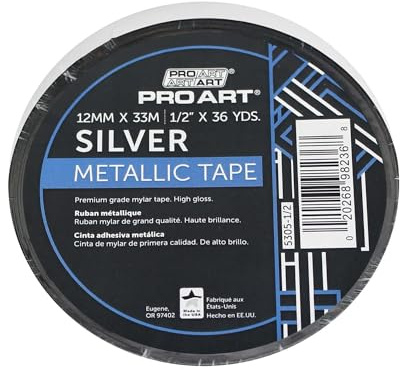 PRO ART Tape 1/2 x36yd Metallic Silver