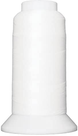 Superior Threads Bottom Line 2-Ply 60-Weight Polyester Embroidery Quilting Sewing Thread - 3,000 Yard Cone (#655 Off White)