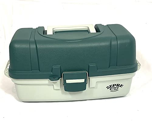 Zepre Maletín de Pesca de 3 Estantes (Verde)