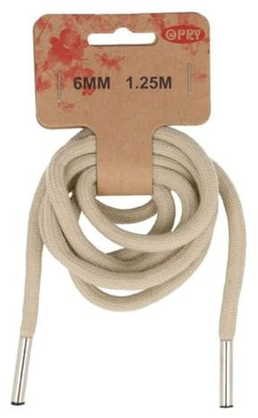 Opry Cordón, Cotton, 886 Beige, 6mm, 1.25m