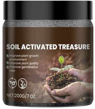 Eventerde Soil Activator, Soil Activated Treasure | 200g Plant Nutrition Jordbalsam,Jordväxter Blomgödsel, jordförbättringar, lossa krukjord för upphöjda trädgårdsbäddar