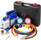 VEVOR AC Vakuumpumpe Unterdruckpumpe Set 4,8 CFM 5PA 0–800PSI HVAC mit Koffer