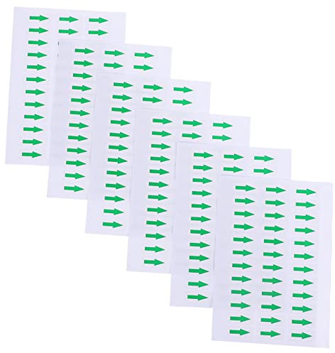 SEWACC Selbstklebende Pfeilaufkleber 5 Sets Zur Warnrichtungsanzeige