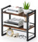 THYGIFTREE Schreibtisch-Regal-Organizer aus Holz, Aufbewahrungsregal für Schreibtisch-Bücherregal, Regal für Schreibtischplatte und Kommode (Brown)