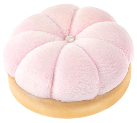 1 Pcs Pin Cushions for Sewing Needle Cushion Pin Pillow Pink Needle Cushion Wooden Base Pincushions Round Sewing Pincushions Cute Pins Cushions Japanese Style Quilting Needlework DIY Crafts (Pink)