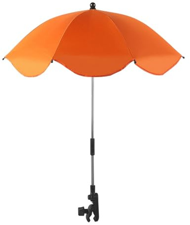 Paraguas infantil pequeño - paraguas para, cochecito sombrilla | Porta, Protección UV portátil Pantalla de lluvia de protección solar para cochecitos con abrazadera ajustable
