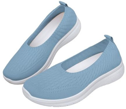 Ballerine Donna Estive Sneakers Eleganti, Ortopediche Ginnastica Traspirante Leggere Scarpe, Sandali Suola Morbida Antiscivolo, Superiore Morbido Scivolo Casual Sportive Fondo Piatto