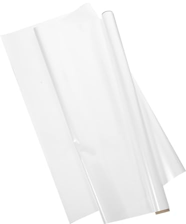 DOITOOL Pellicola Elettrostatica Lavagna Bianca Cancellabile Secco Adesiva per Muri Scrittura e Disegno su Supporti per Casa Scuola e Ufficio