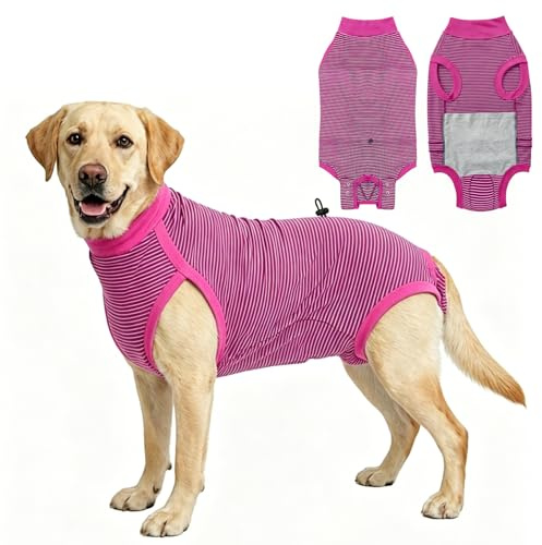 Dotoner Body Perro Post Cirugía Hembra,Traje de Recuperación Perro,Body Quirurgico Perro, Chaleco de Recuperación para Perros,Chaleco postoperatorio, para Mascotas