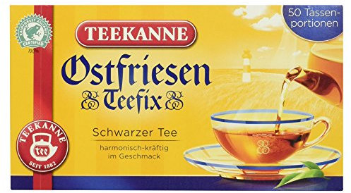Teekanne Ostfriesen Teefix Tassenportionen, 50 Beutel, 75g
