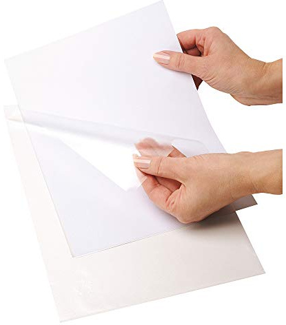 Strong Quality Pack of 50 A4 Clear Plastic Open Top & Side Cut Flush File Wallet 100 Micron pp Report File Project Presentation Covers