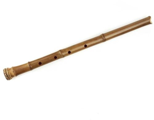 Bambusflöte D-Taste Vertikale Bambusflöte Original Ghost Japanisches traditionelles handgefertigtes Holzblasinstrument Shakuhachi