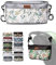 Wickeltasche [Organizer für Kinderwagen] Buggy Babytasche Kinderwagentasche mit Getränkehalter universal mit Reißverschluss (Modell 4)
