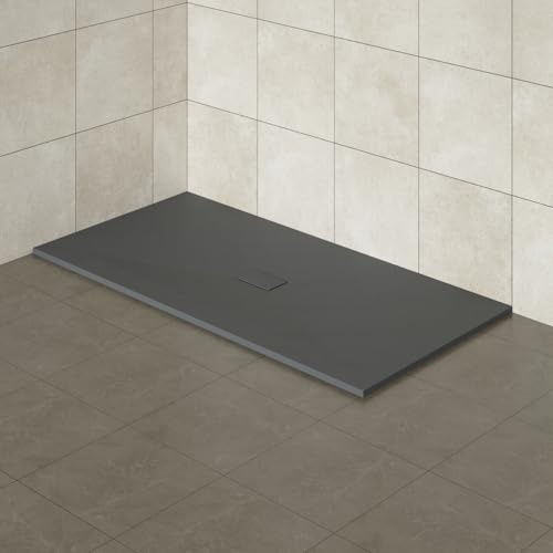 Aquariss SMC Rectangular 2000 x 1000 mm Wet Room Shower Tray Anthracite