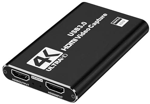 Newhope HDMI Capture Card for Streaming, Full HD 1080P 60FPS Capture USB 3.0 Game Audio Video Capture Card,for Streaming Camera/Xbox/PS4/PS5/Switch/PC