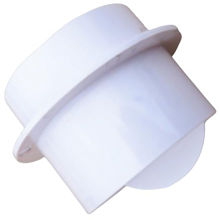 PVC Ventilation Pipe Round Check Valves Inline Backdrafts Damper Air Duct Check Ventilation Device Enduring Backflow Preventer