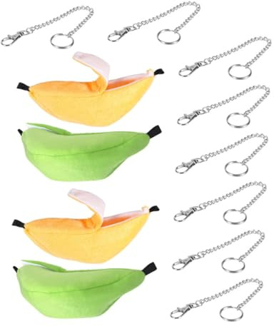 DECOMELODY 4 Piezas Cama para Mascotas Nido para Dormir de Hamster pequeña Hamaca para Mascotas para Jaula hamacas para Animales pequeños de Animales pequeños Cama para Hamster hilas